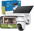 Tapo C610 Kit 2K 3MP Wireless Outdoor WiFi Camera with Solar Panel, 360° PTZ 6700mAh Battery Surveillance Camera, Human Detection, Color Night Vision, AI Tracking, IP65