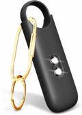 130dB Alarme Personnelle Anti Agression, Alarme Personnelle pour Femmes avec Lampe LED Porte-clés Sécurité avec Sirène Kit Sécurité Auto Défense USB Type-C pour Enfants Femmes Personnes Âgées