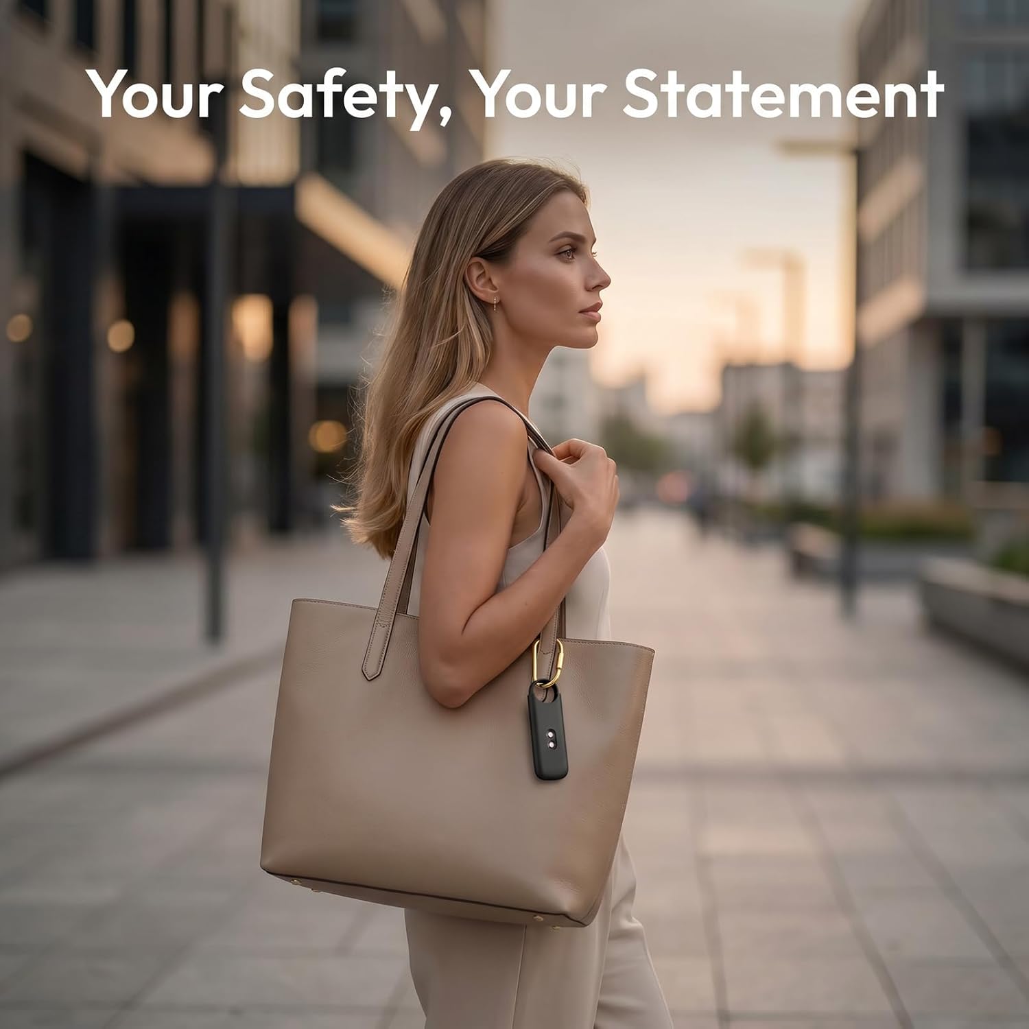 130dB Alarme Personnelle Anti Agression, Alarme Personnelle pour Femmes avec Lampe LED Porte-clés Sécurité avec Sirène Kit Sécurité Auto Défense USB Type-C pour Enfants Femmes Personnes Âgées
