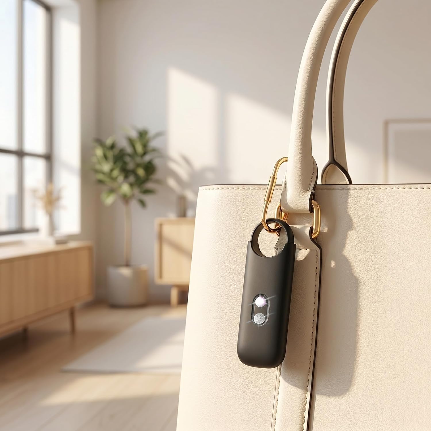 130dB Alarme Personnelle Anti Agression, Alarme Personnelle pour Femmes avec Lampe LED Porte-clés Sécurité avec Sirène Kit Sécurité Auto Défense USB Type-C pour Enfants Femmes Personnes Âgées