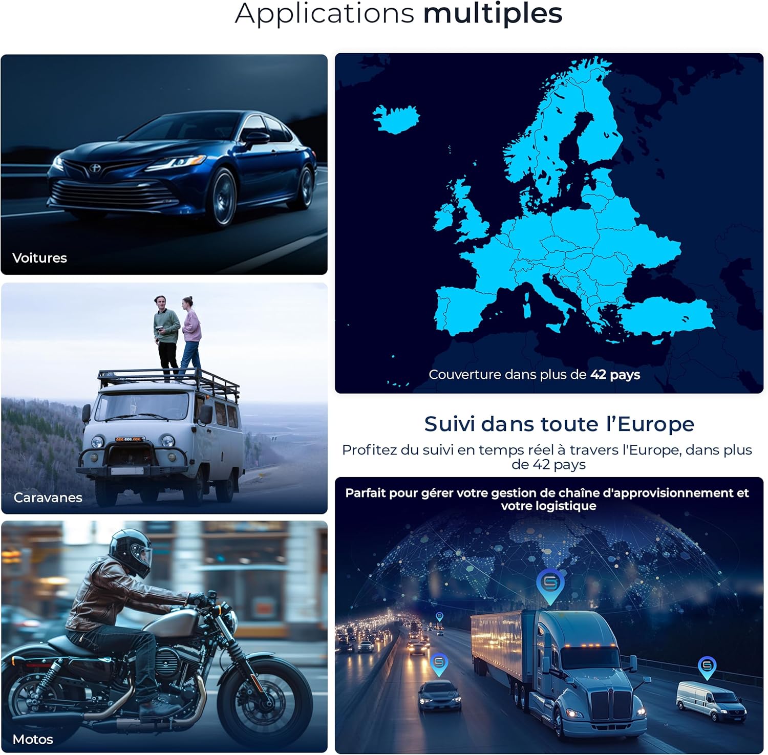 SALIND GPS - Salind 11 4G Tracker GPS pour Voitures, Motos, camions- Aimant intégré pour Un Placement Fixe et sécurisé- Longue durée de Vie de la Batterie- Tracker GPS avec Suivi en Temps réel