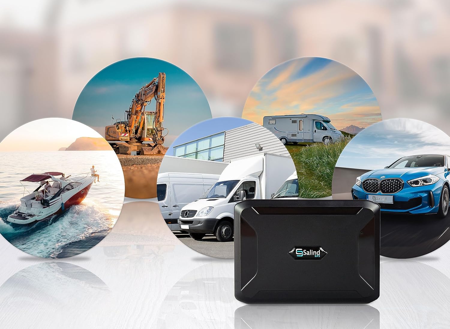 SALIND GPS - Salind 11 4G Tracker GPS pour Voitures, Motos, camions- Aimant intégré pour Un Placement Fixe et sécurisé- Longue durée de Vie de la Batterie- Tracker GPS avec Suivi en Temps réel
