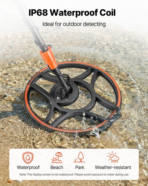 Detecteur de metaux , 304.8 mm, Professional High Accuracy Gold